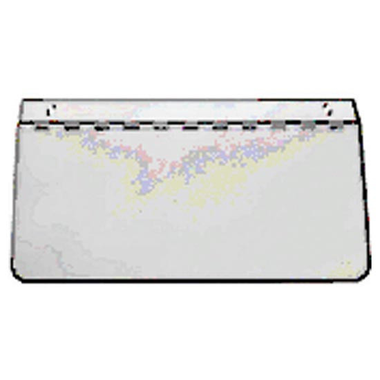 CSM SS Universal Permit Panel - Hinged, 5 X 12 Inch