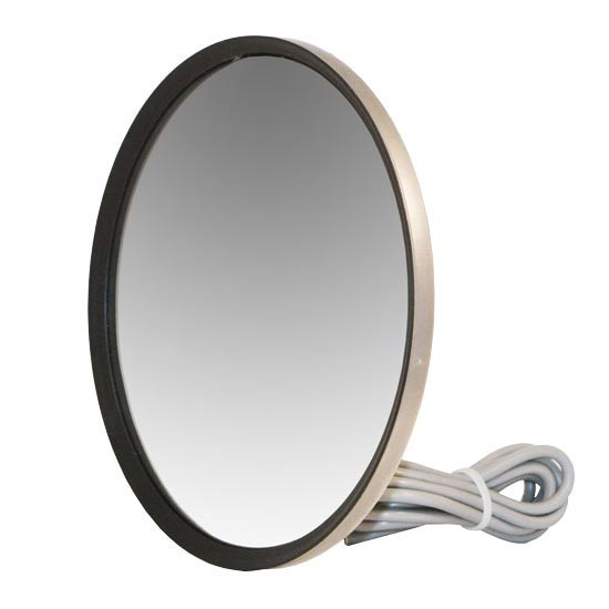 8.5 Inch Heated Spot Mirror W/ Offset Ball Stud Mount