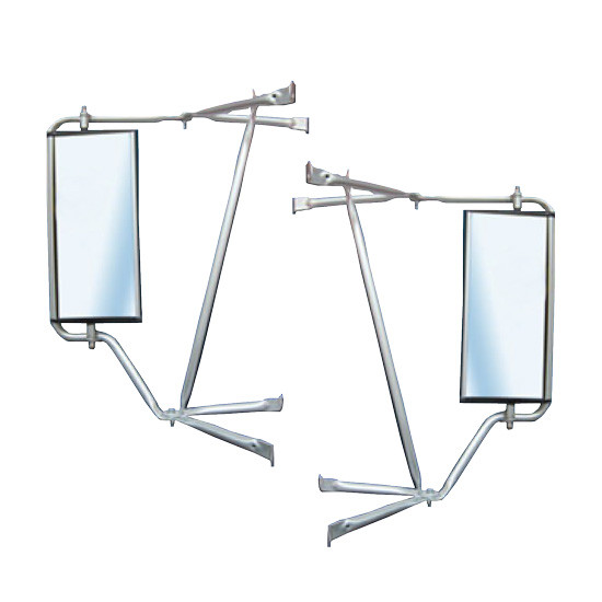 BESTfit Aluminum Mirror Assembly With Brackets For International 4700-4900