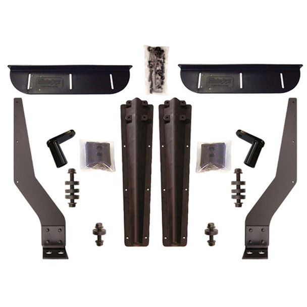 Minimizer Black Plastic Bracket Kit For Half Fenders