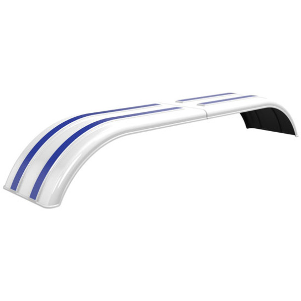 Minimizer The Work Horse 98 Inch Paintable Poly Tandem Axle Fenders - Pair