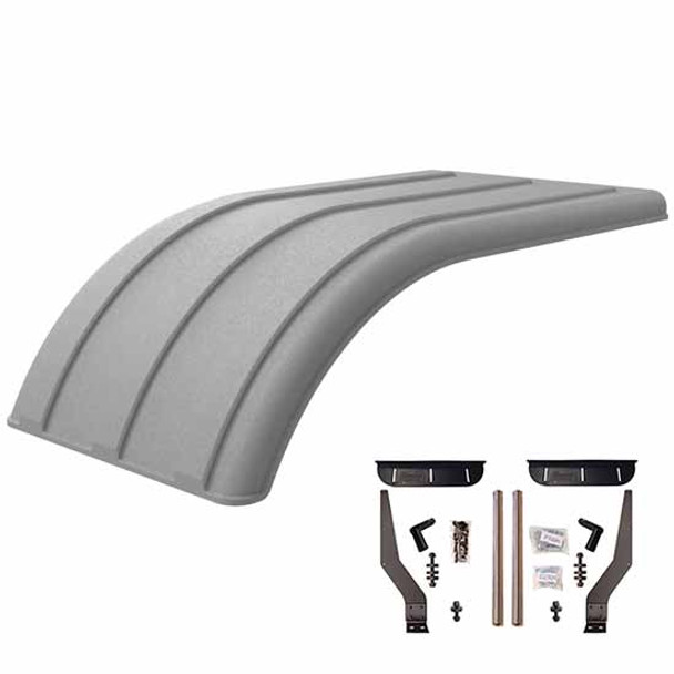 Minimizer Work Horse Galvanized Poly Half Fender Kit W/ Stainless Steel Mounting Brackets Minimizer Work Horse Galvanized Poly Half Fender Kit W/ Stainless Steel Mounting Brackets