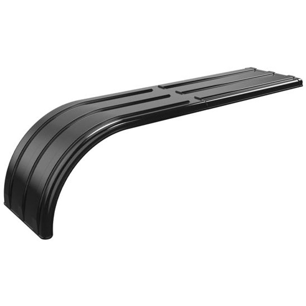 Minimizer Poly Fender Set For Front Of Tank Trailer - Carbon Fiber