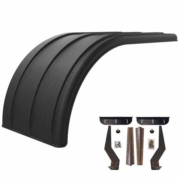 Minimizer MIN950 Fender Kit - Black Weld-On Mounting Brackets