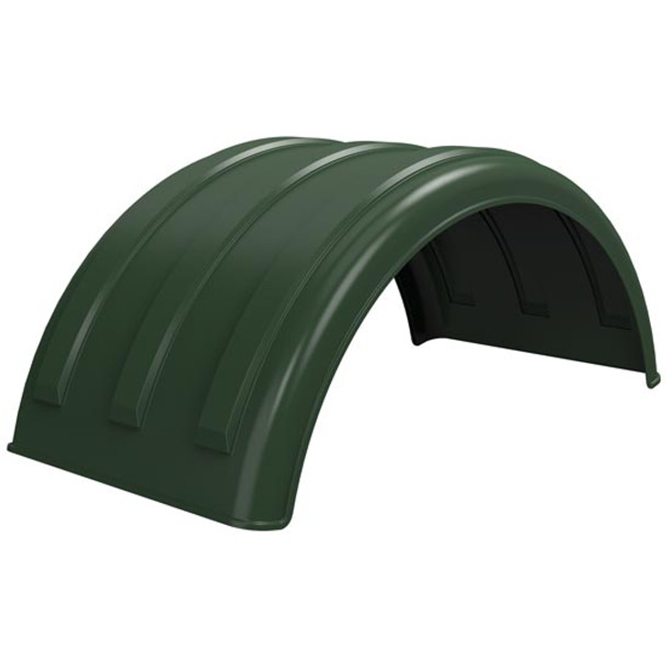 Minimizer Green Poly MIN2260 Fender For Multiple Axle Tractor Or Trailer W/ 22.5 Or 24.5 Inch Wheels