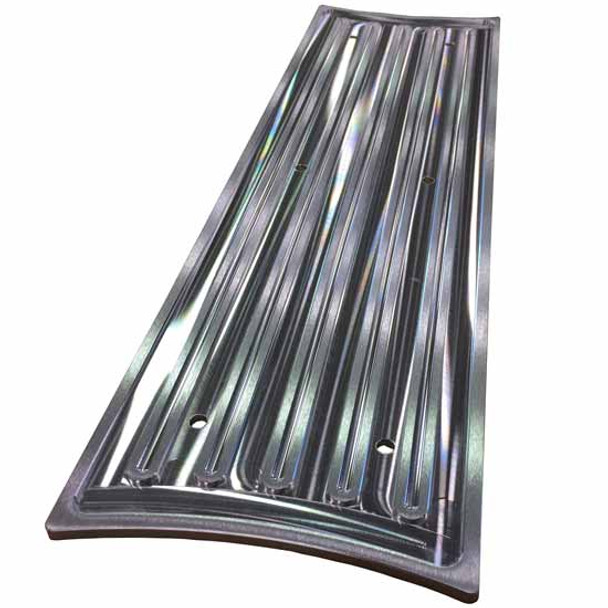 Billet Step Plate 6 X 20 Inch Aluminum Finish S1 Style Billet Step Plate 6 X 20 Inch Aluminum Finish S1 Style