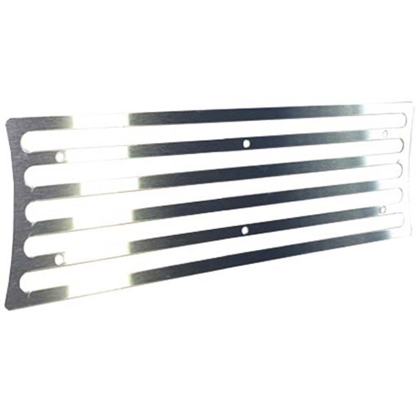 Stainless Steel 4 X 20 Inch Rectangle Step Plate Insert - Polished For Iowa Customs Series 1 Step