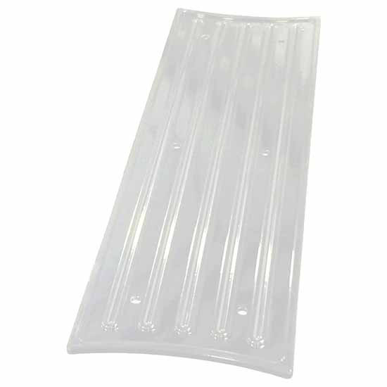 6 X 20 Inch Crystal White S1 Style Step Plate