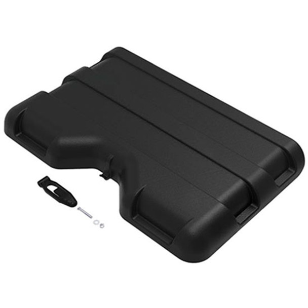 Black Poly Battery Box Cover With Latch, 28.75 X 18 X 3 Inch - For Freightliner Cascadia 113, 125 & Western Star 5700XE