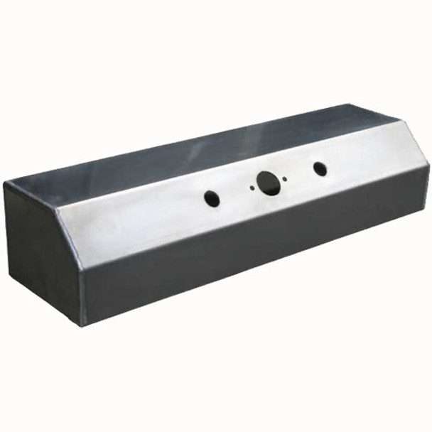CSM Smooth Aluminum Air Line Box W/ Pre-Cut Single Electrical Plug Hole