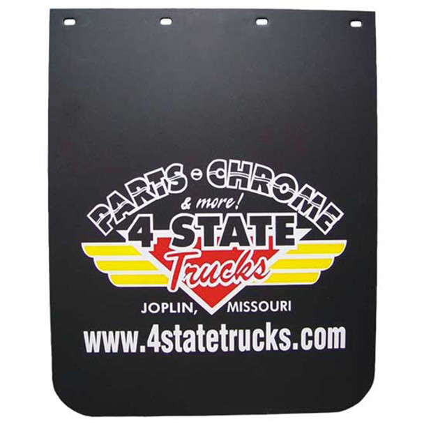 24 X 36 Inch Black 4 State Trucks Plastic Mud Flap