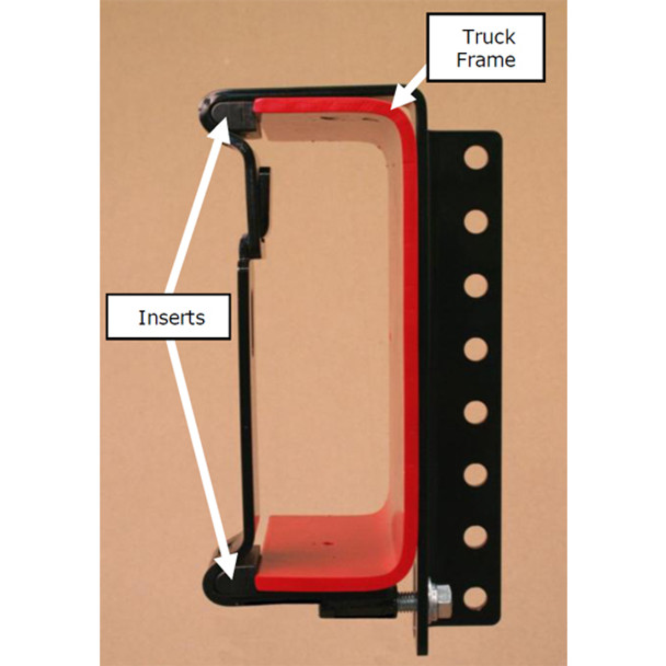 Chassis Grabber No Drill Frame Mount Right-Perpendicular For Up To 12 Inch Frames