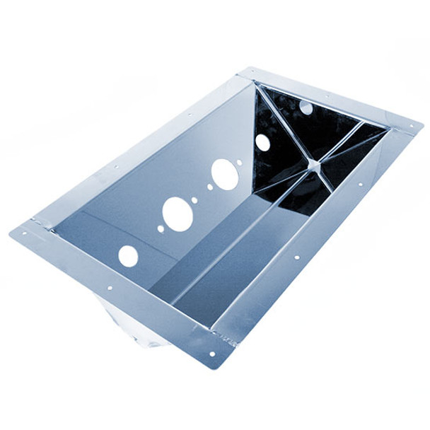 CSM Air Line Box Trough Style With Holes For Dual Electric Plugs