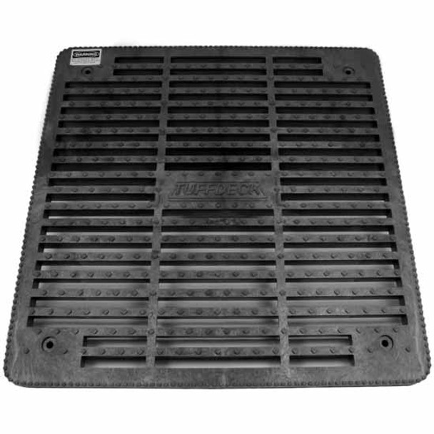 32 X 22 Inch Black HDPE Regrind Composite Tuff Deck Jr. With Mounting Hardware