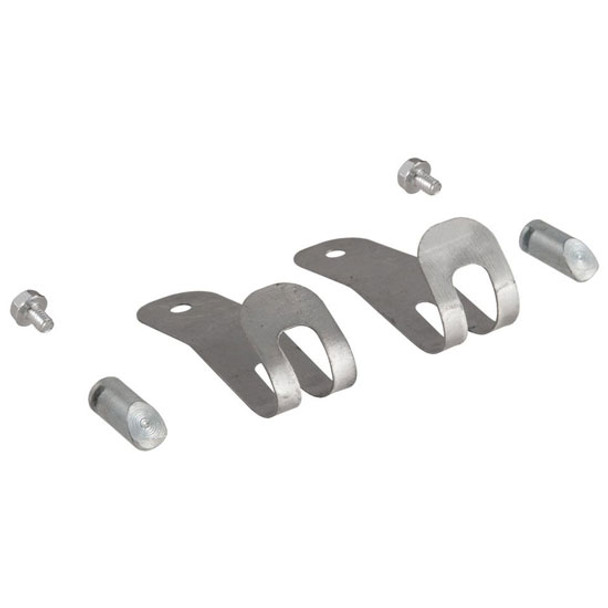Replacement Round Bar Weight Distribution Retainers W/ 2 Clips, 2 Locking Pins, 2 Rivets