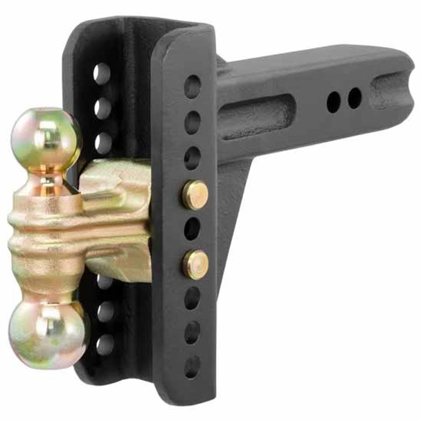 Adjustable Channel Mount W/ Dual Ball, 5.25 Inch Rise Or 6 Inch Drop For 2.5 Inch Receiver - Rated To 20,000 Lbs. GTW