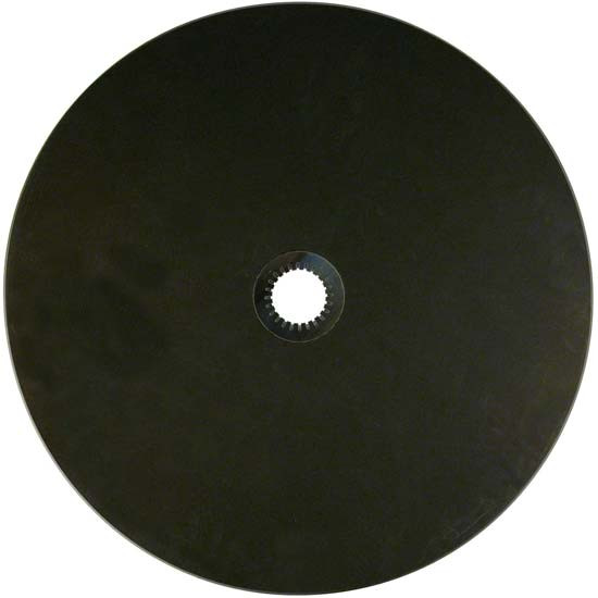 36 Inch Poly Fifth Wheel Lube Disks W/ Steel Retention Clip