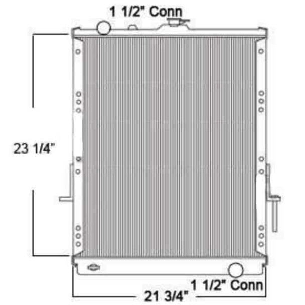 BESTfit Plastic Aluminum Radiator With Frame For Isuzu NPR, NPR HD, NQR