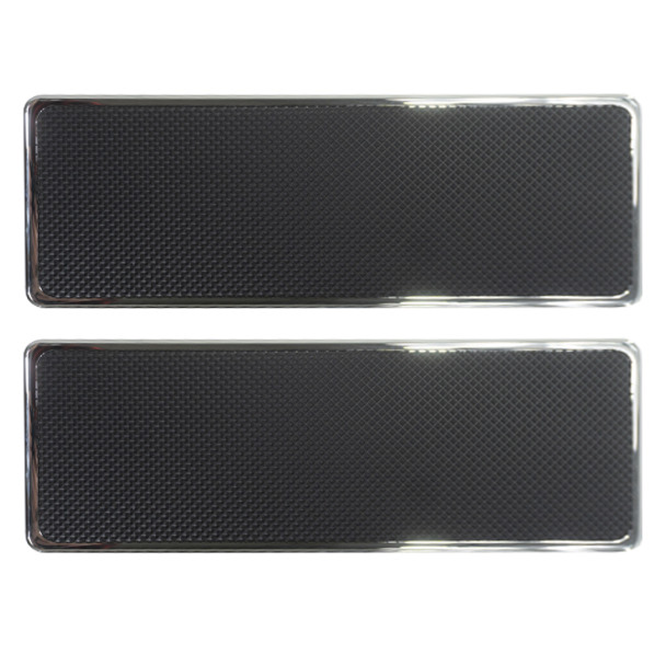 Chrome 16 Inch Billet Step Plates Without Logo Chrome 16 Inch Billet Step Plates Without Logo