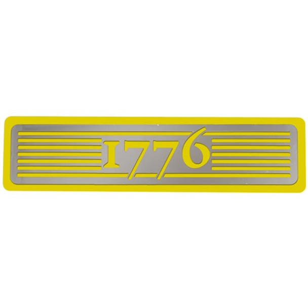 CSM 1776 Step Plate - Yellow Powder Coat, 5 X 20 X 1/4 Inch
