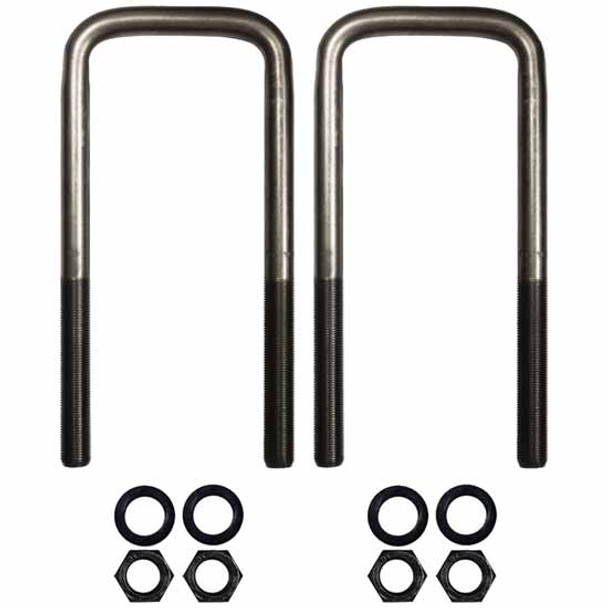 BESTfit Square U Bolt Kit 3/4 In-16 X 4in X 9-7/8 Inch Grade 8