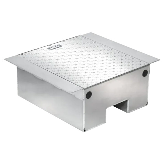 Aluminum In - Frame Battery Box W/ Diamond Plate Lid, 23W X 28L X 12H Inch