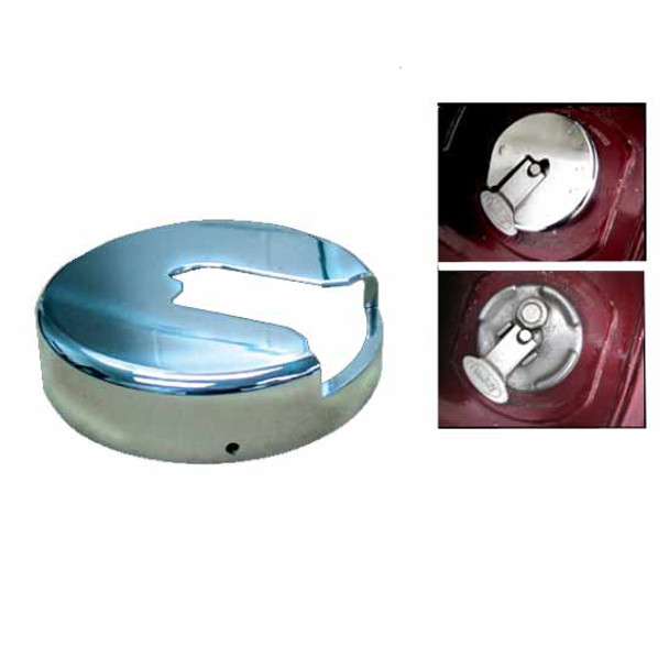 Polished Billet Aluminum Fuel Cap Covers For Peterbilt