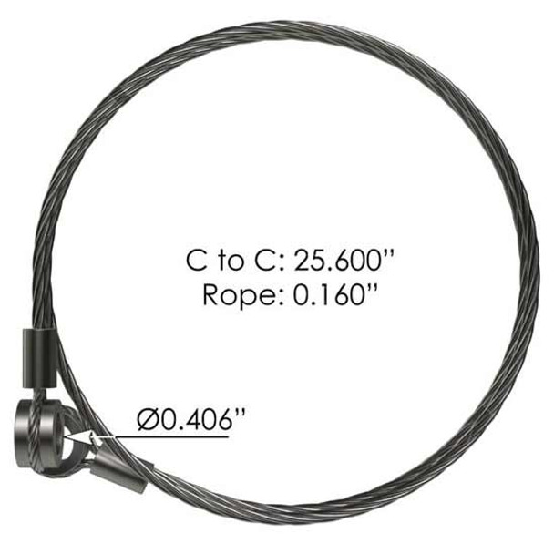650MM Hood Cable For Freightliner Cascadia