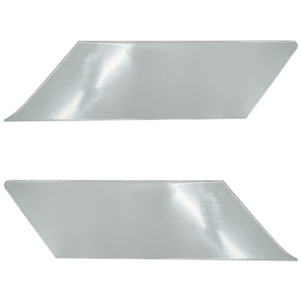 Stainless Steel Hood Side Trim For Freightliner Cascadia 116, 126 - Pair