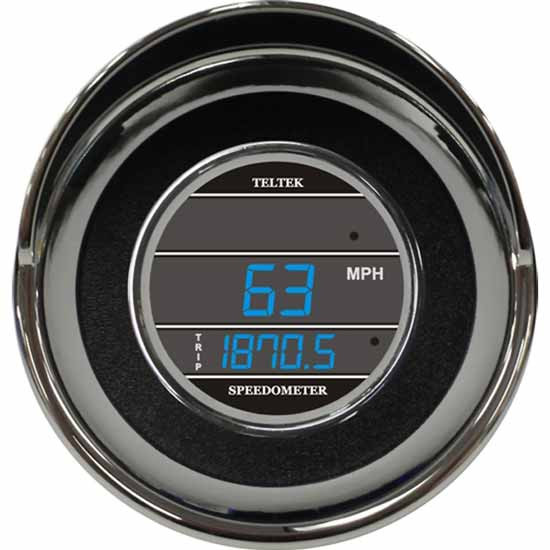 Blue Digital 0-150 MPH Speedometer, Odometer & Trip Meter Gauge For Kenworth