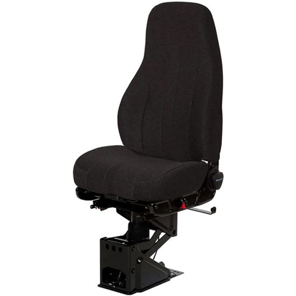 National Captain Standard Base High Back Seat W/O Armrests - Black Mordura Cloth