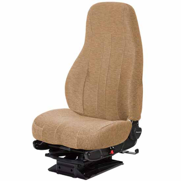 Parchment Tan Mordura Cloth Captain Lo Air High Back Seat Low Base W/ Back Cycler, Air Lumbar Support, & W/O Arm Rests & Back Cycler