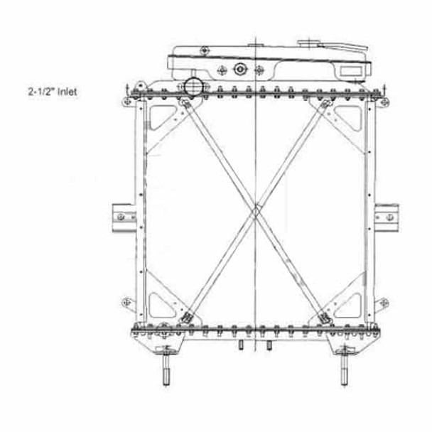 BESTfit Copper Brass Radiator Kit W/ Out Oil Cooler For Kenworth W900B, W900B Aerocab, W900L, W900L Aerocab