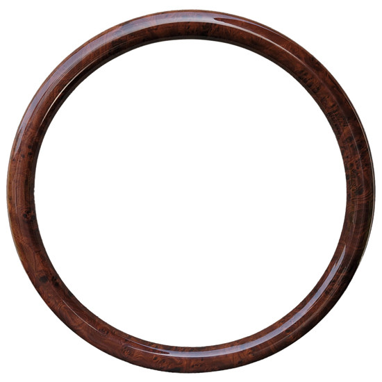 18 Inch Burlwood Vinyl Half Wrap Cover For Muscle Style Steering Wheel