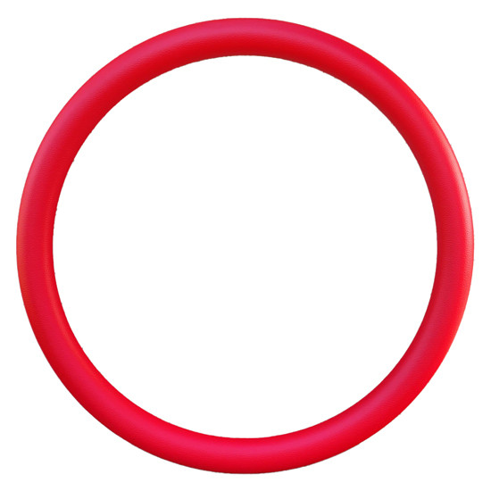 18 Inch Red Vinyl Half Wrap Steering Wheel Cover