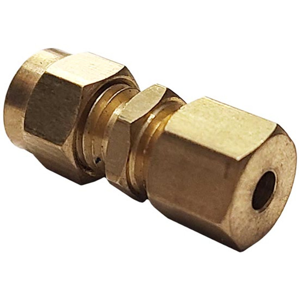1/8 x 1/16 Inch Brass Split Ferrule Male Connector - 10 Pack