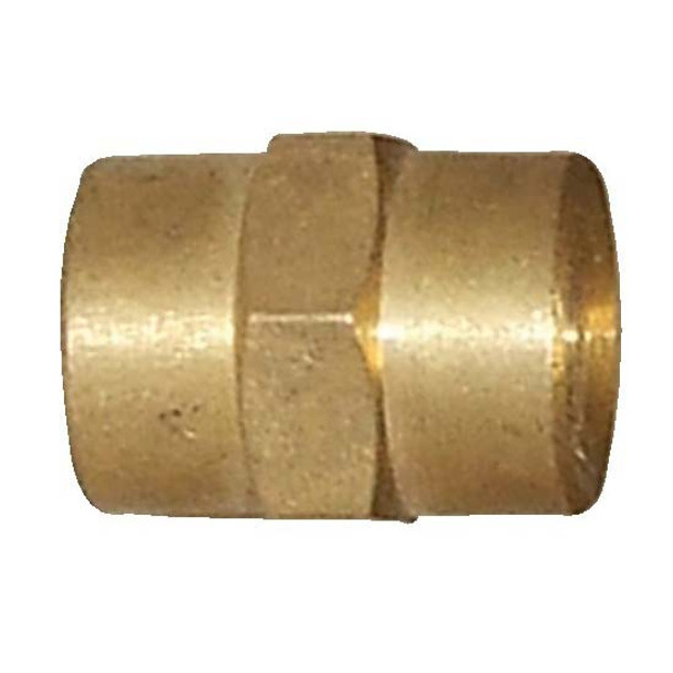 Brass 3/8 Inch Hex Pipe Collar