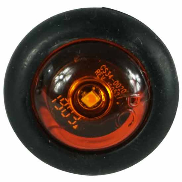 3/4 Inch Amber LED Amber Lens Single Diode Bulkhead Light W/ Male Bullet 3/4 Inch Amber LED Amber Lens Single Diode Bulkhead Light W/ Male Bullet