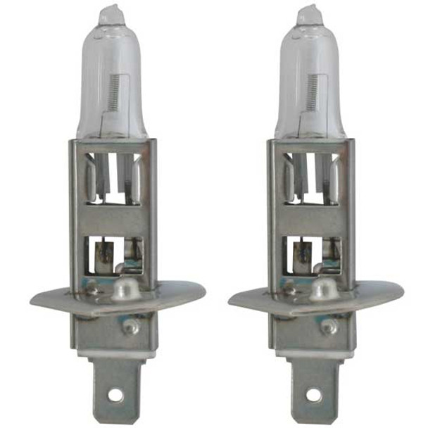 12V 100 Watt Clear H1 Halogen Headlight Bulb - Pair