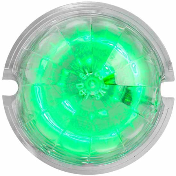 18 Diode Green LED Clear Lens Surface-Mount Watermelon Light W/ Dual Function Capability
