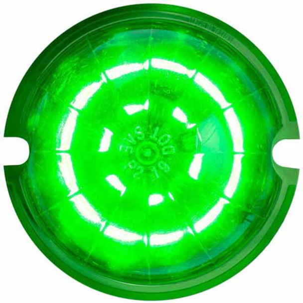 18 Diode Green LED Green Lens Surface-Mount Watermelon Light W/ Dual Function Capability