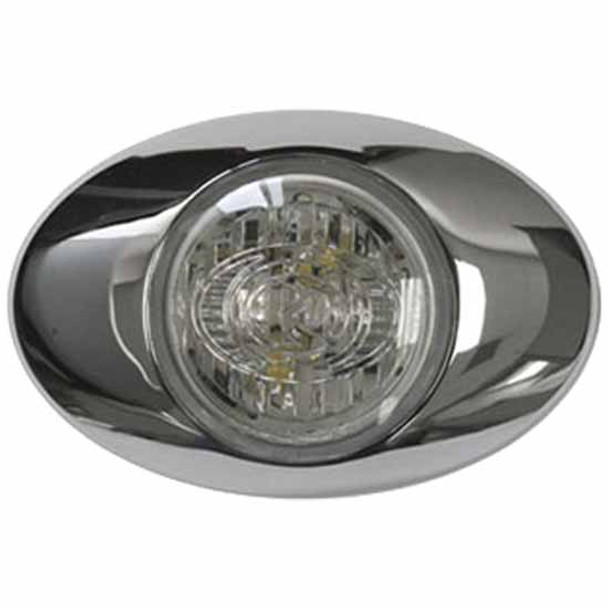 H3 Style Amber/Clear LED Hero Light W/ Millennium Style Fitment