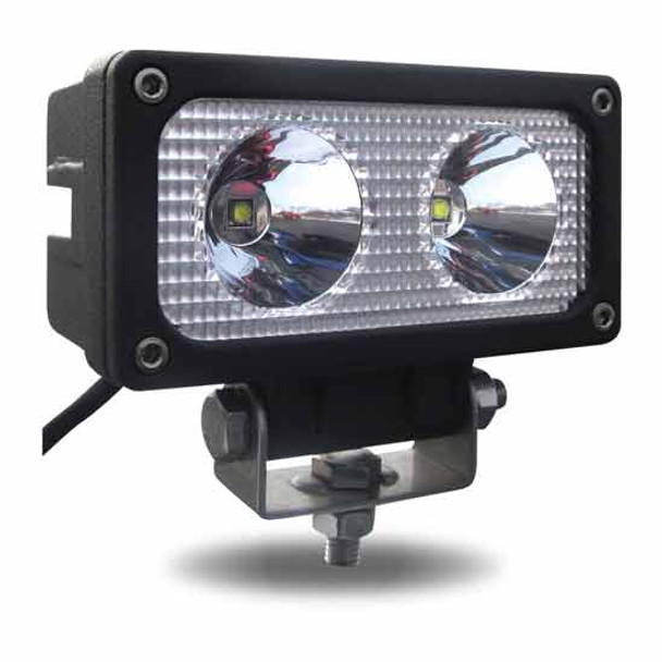 2.5 X 4.5 Inch 2 Diode White Cree LED Work Light W/ Spot Beam 1600 Lumen