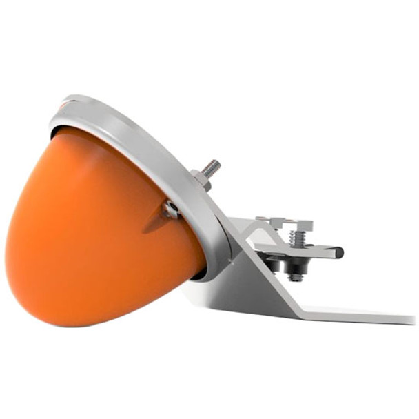 SS Under Frame Light Brackets W/ Watermelon Light - Amber LED / Amber Lens - 4 Pack