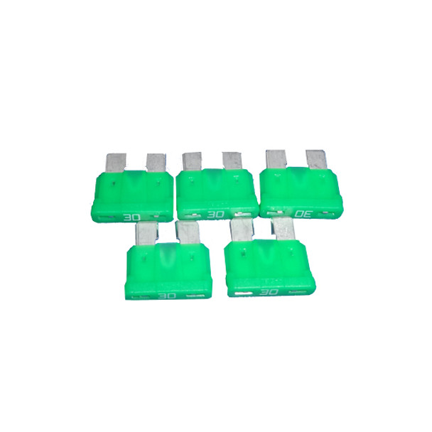 30 Amp Fuse - 5 Pack Spade Type