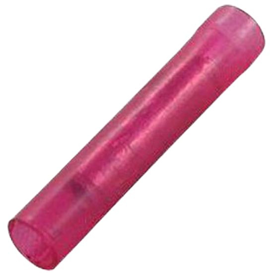 22-18 AWG Red Nylon Insulated Butt Connector - 14 PCS