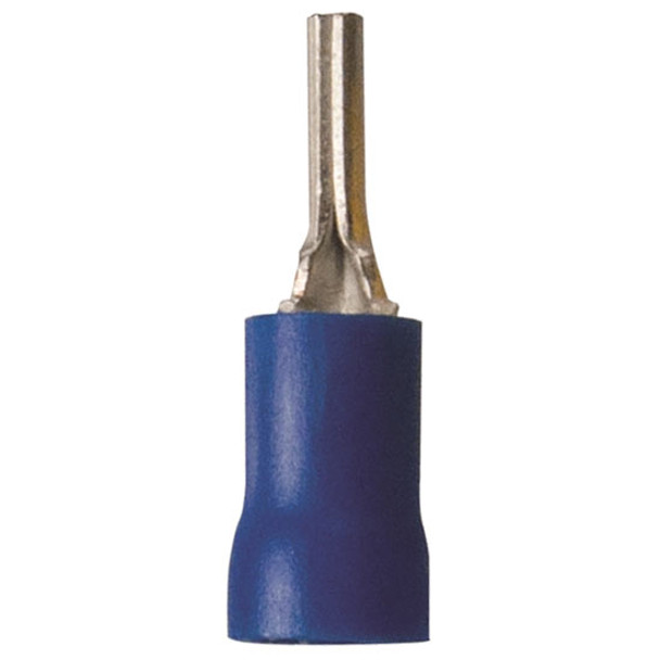 16-14 AWG Blue Vinyl Pin Terminal - 12 PCS