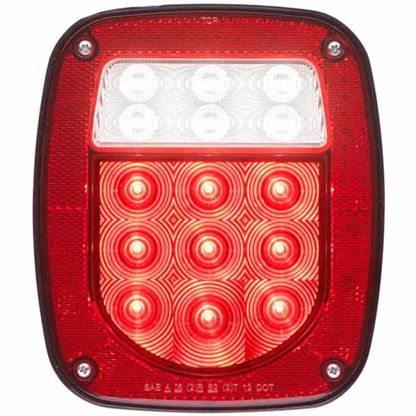 Red LED Combination Stop, Turn, Tail & Back-Up Light, Passenger Side