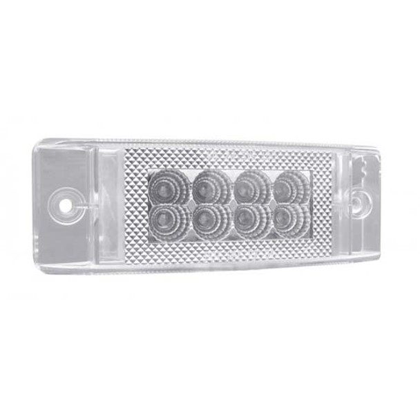 24 LED Side Marker Light - Amber LED/ Clear Lens