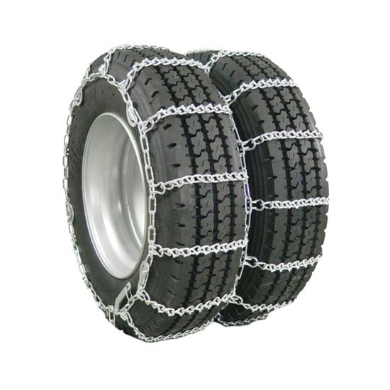 Dual Tire Twist Link Tire Chains For 20 To 24.5 Inch Tires